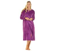 Undercover Ladies Midnight Tulip Zip Up Robe 67530 Purple M-L