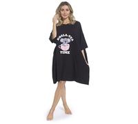 Undercover Ladies Oversized Sleep T-Shirt Black Koala