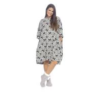 Undercover Ladies Oversized Sleep T-Shirt LN460 AOP Grey Frenchie