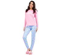 Undercover Ladies Pink Sweet Dreams Long Pyjamas 791368 S