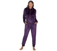 Undercover Ladies Polished Fleece Onesie 34B2108 Purple M/L