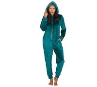 Undercover Ladies Polished Fleece Onesie 34B2108 Teal S/M