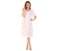 Undercover Ladies 'Primrose in Bloom' Jersey Short Sleeve Nightie 05350 Pink M-L