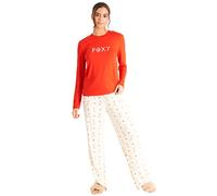Undercover Ladies Red Foxy Long Pyjamas 791424 S
