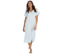 Undercover Ladies Short Sleeve Cotton Nightie 34B1955 Blue Spot 22-24