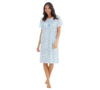 Undercover Ladies Short Sleeve Woven Nightie 34B2115 Blue 14-16