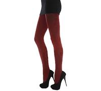 Undercover Ladies silky 300 Denier Appearance Thermal Tights Wine Large