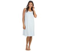 Undercover Ladies Sleeveless Cotton Nightie 34B1957 Blue Spot 22-24