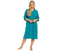 Undercover Ladies Terry Towelling 100% Cotton Zip Through Hooded or Non Hooded Dressing Gown Drying Bathrobe