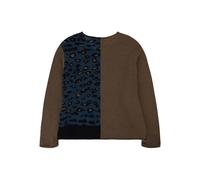 Undercover leopard-jacquard sweater - Brown 2-3