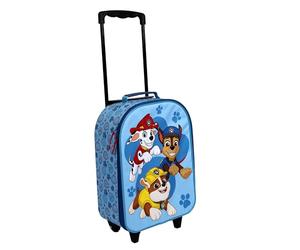 Undercover - Licensed Children's Trolley - Spacious Main Compartment - Ideal Travel Companion - Adjustable and fixable Telescopic Pole, Multicoloured, 38 x 27 x 13,50 cm, Paw Patrol
