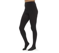 undercover lingerie 1 Pack Ladies Cable Knit Thermal Tights SK1247 Black Medium
