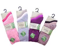 undercover lingerie 6 Pairs Ladies Bamboo Extra Fine SE088 Socks Fashion Colours
