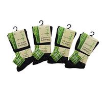 undercover lingerie 6 Pairs Ladies Bamboo Non Elastic SE047 Socks Black