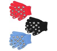 undercover lingerie Boys 3 Pack Assorted Gripper Magic Gloves GL1063 Footballs