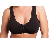 undercover lingerie GEMM Cotton Front Fastening Bra CB222 Black 46