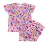 undercover lingerie Girls All Over Heart Pyjamas 15C574 Pink 4-5 Years