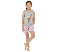 undercover lingerie Girls Koala Short Pyjamas LN020 Grey/Pink 13 Years