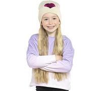 undercover lingerie Girls Reversible Heart Sequin Beanie Hat GL910 Oat 3-5 Years