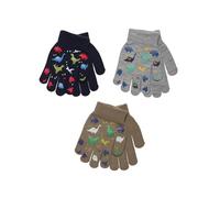 undercover lingerie Kids 3 Pack Dino Gripper Magic Gloves GL1064A