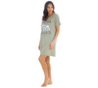 undercover lingerie Ladies Elephant Print Nightie 34B2133 khaki 8-10