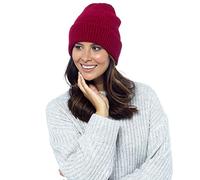 undercover lingerie Ladies Heatguard Thinsulate Chenille Knitted Beanie GL528 Red