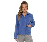 undercover lingerie Lady Olga Fleece Bed Jackets 4162 Royal Blue 26-28