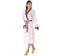 undercover lingerie Womens Lady Olga Poly/Cotton Dressing Gown Wrap 6704 Purple 10-12