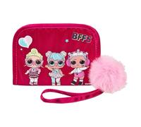 Undercover LOL Surprise Purple Zip Wallet and Neck Pouch for Kids Boys and Girls 10 x 13.5 x 1cm, multi-coloured