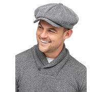 Undercover Mens Baker Boy Flat Cap with Thinsulate Lining GL606 Grey M/L