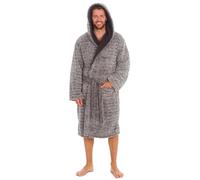 Undercover Mens Cargo Bay Sherpa Dressing Gown 31B1488 Grey 2XL