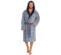 Undercover Mens Cargo Bay Sherpa Dressing Gown 31B1489 Navy XL