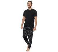 Undercover Mens Gaming Long Pyjamas HT231 Black 2XL