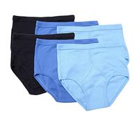 Undercover Mens Interlock 100% Cotton Y Fronts Briefs Underwear Blue or White Small-5XL (6 Pack)