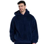 Undercover Mens Sherpa Hoodie 984026 Navy Large
