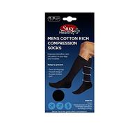 Undercover Mens Silky Cotton Rich Compression Socks Black XL