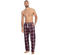 Undercover Mens Woven Check Lounge Pants 31B1909 Burgundy Large