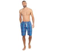 Undercover Mens Woven Check Lounge Shorts 31B1913 Blue/Teal Large