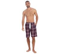 Undercover Mens Woven Check Lounge Shorts 31B2212 Burgundy Check Medium