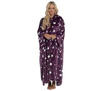 Undercover Oversized Wearable Hooded Blanket Extra Long Ultra Soft Fleece Poncho Hoodie