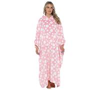 Undercover Oversized Wearable Hooded Blanket Extra Long Ultra Soft Fleece Poncho Hoodie