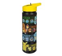 Undercover Pokémon Kids Water Bottle 600ml - With Integrated Straw - Ideal for School, Nursery and Leisure