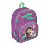 Undercover Unisex Kid's Rucksack mit Vortasche Backpack, Gabby's Dollhouse, ca. 30,5x25,5x10 cm