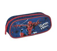 Undercover Spider-Man 50g Pencil Case Pencil Case 22cm x 9cm x 7cm for Kids Boys Girls Teens School, red, Classic