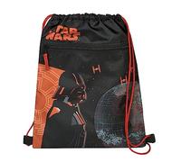 Undercover Star Wars Safety Lock Gym Bag with Zip Pocket, 12.5 x 16.5 Inches, Black, black