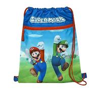 Undercover Super Mario 12.5" x 16" Gym Bag with Safety Lock and Zip Pocket