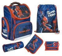 Undercover Unisex Kid's Clou School Bag Set, 5 Pieces, Blue, One Size