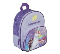 Undercover Unisex Children's Front Pocket Backpack, Unicorn Academy, ca. 30,5x25,5x10 cm