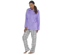 Undercover Waffle Fleece Zip Bed Jacket LN1693 Lilac 26-28