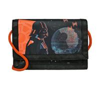 Undercover Wallet and Neck Pouch with Velcro Closure and Zip, Wallet Cord, Note Compartment and Coin Compartment for Children, Boys and Girls, 8 x 13 x 5 cm, Star Wars Motif, black, Casual